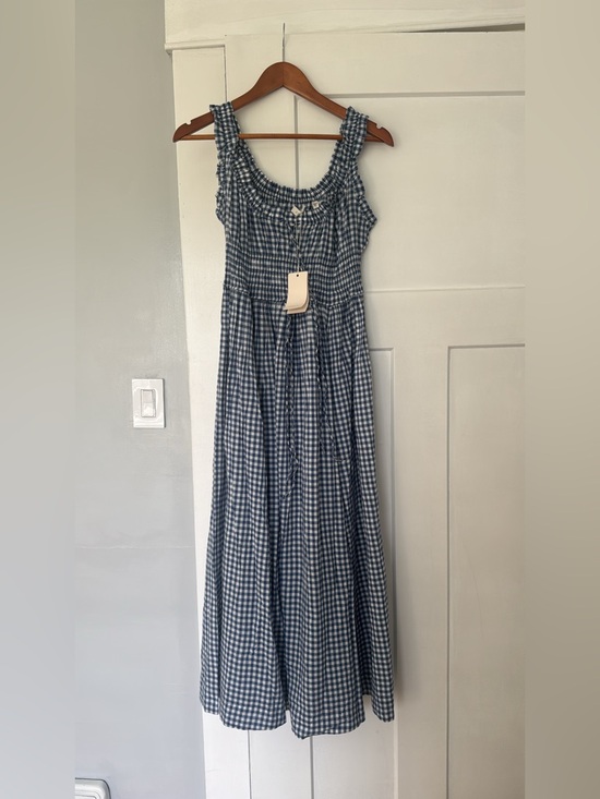 Doen Dresses & Skirts - Blue and White Gingham Maxi Dress